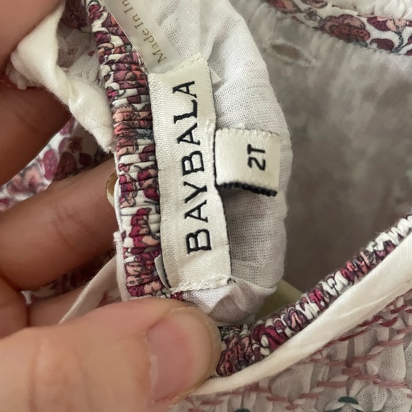 Baybala Bethy Floral Dress 2T Gently Used - Picture 7 of 7